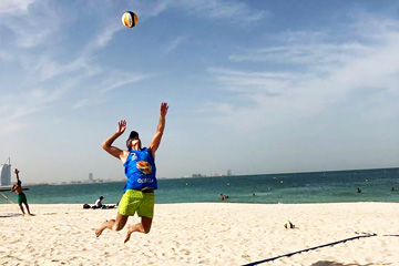Jump Serve in Volleyball (RIO Volleyball Academy)