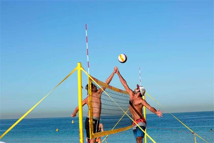 Beach volleyball for adults in Abu Dhabi