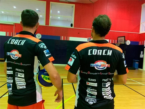Indoor Volleyball Training. Empowered by RIO Academy